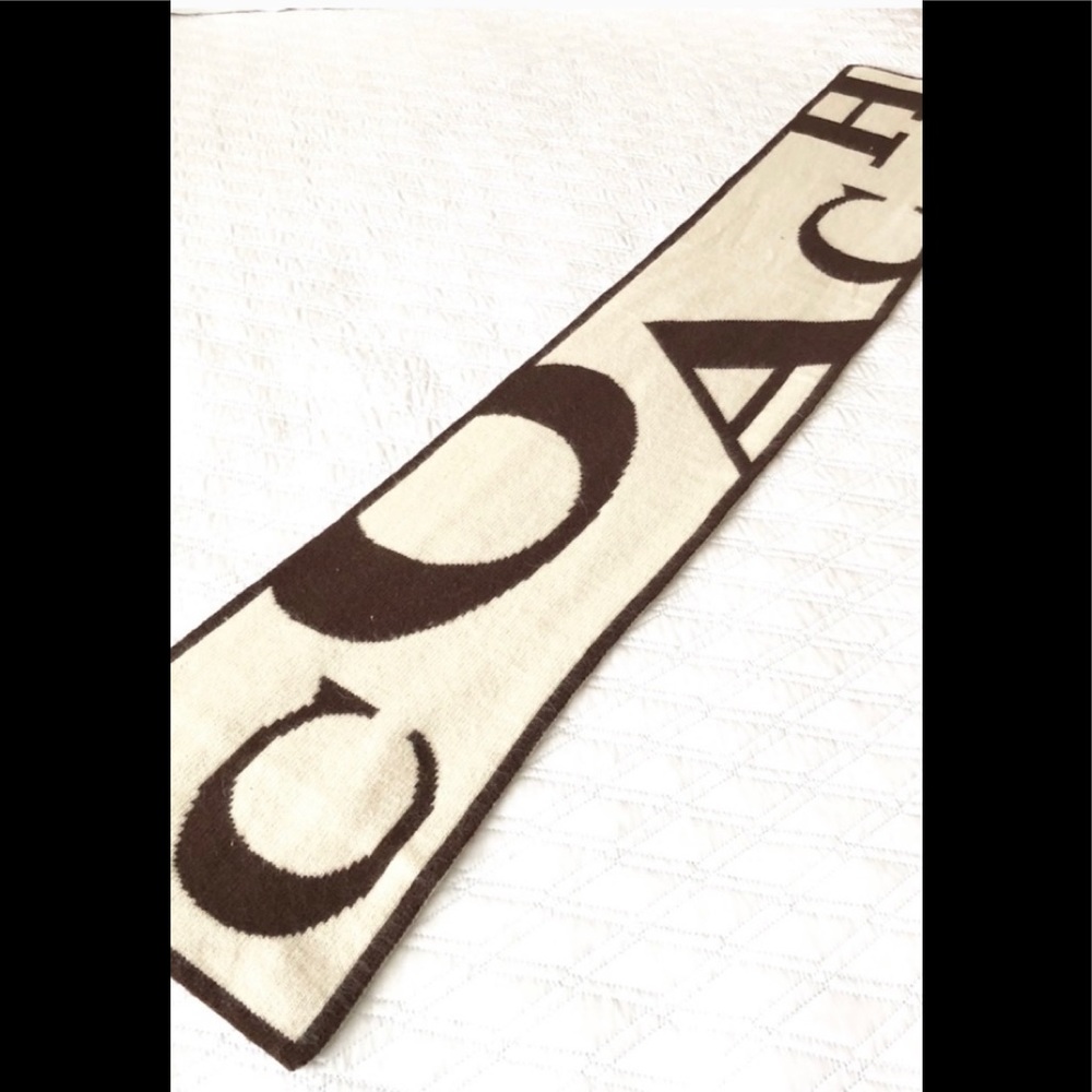 Coach reversible scarf